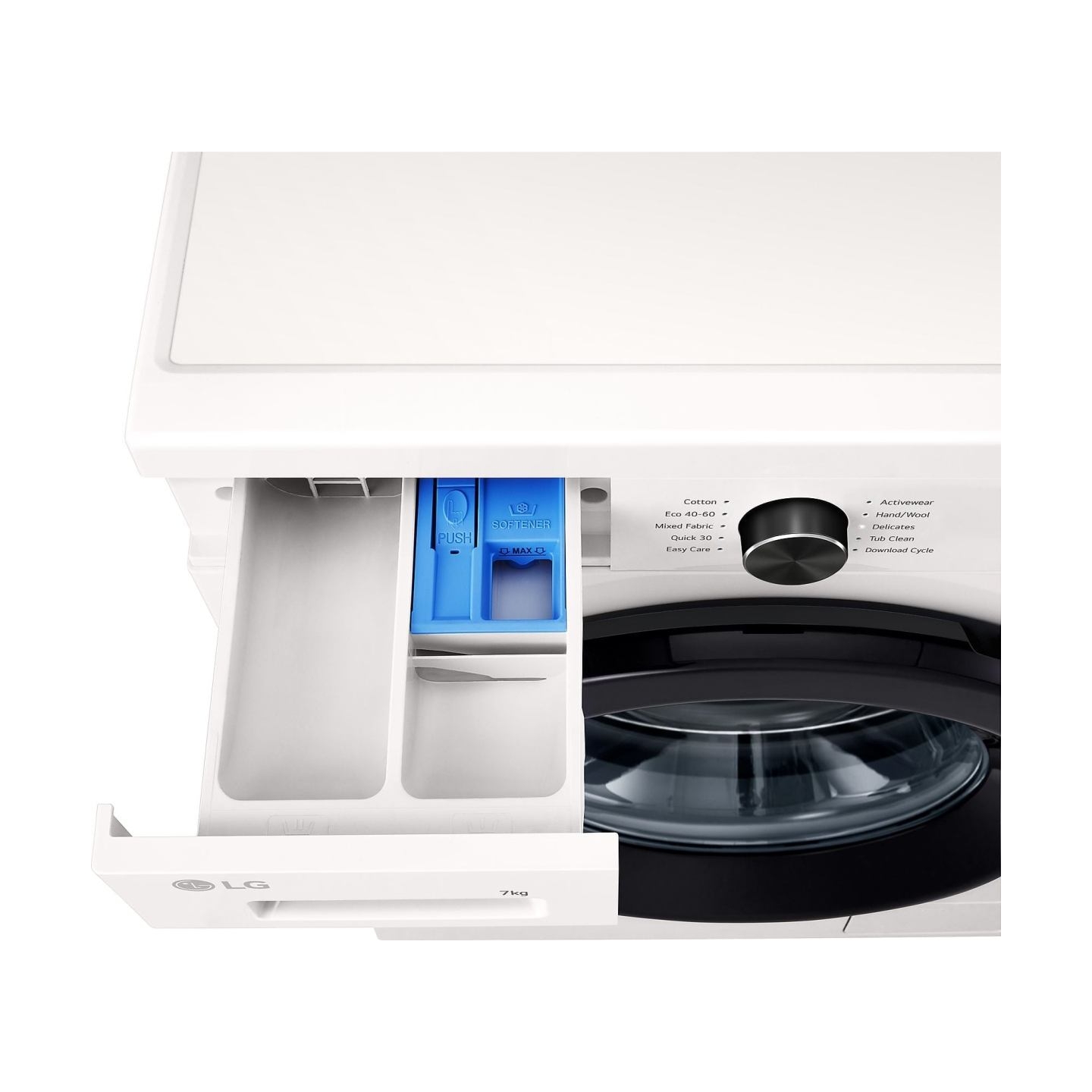 LG F2X10S7NWK | Washing Machine | Energy efficiency class A | Front loading | Washing capacity 7 kg | 1200 RPM | Depth 44 cm | W