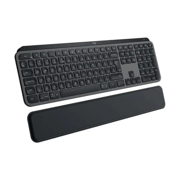 Logitech MX Keys S Plus Bluetooth Illuminated Keyboard with Palm Rest - GRAPHITE - US INT'L