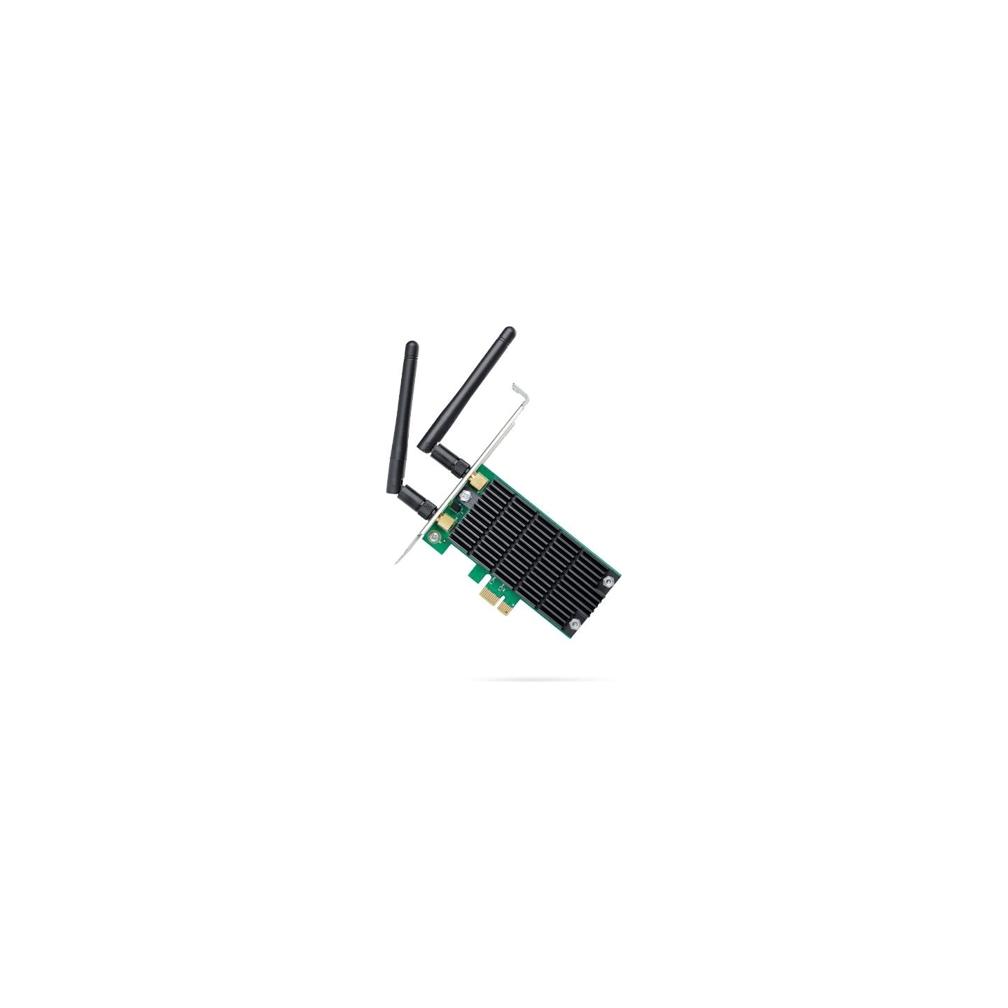 Tp-Link Archer T4E Dual Band PCI Express Adapter 2.4GHz/5GHz, 802.11ac, 300+867 Mbps, 2xDetachable antennas