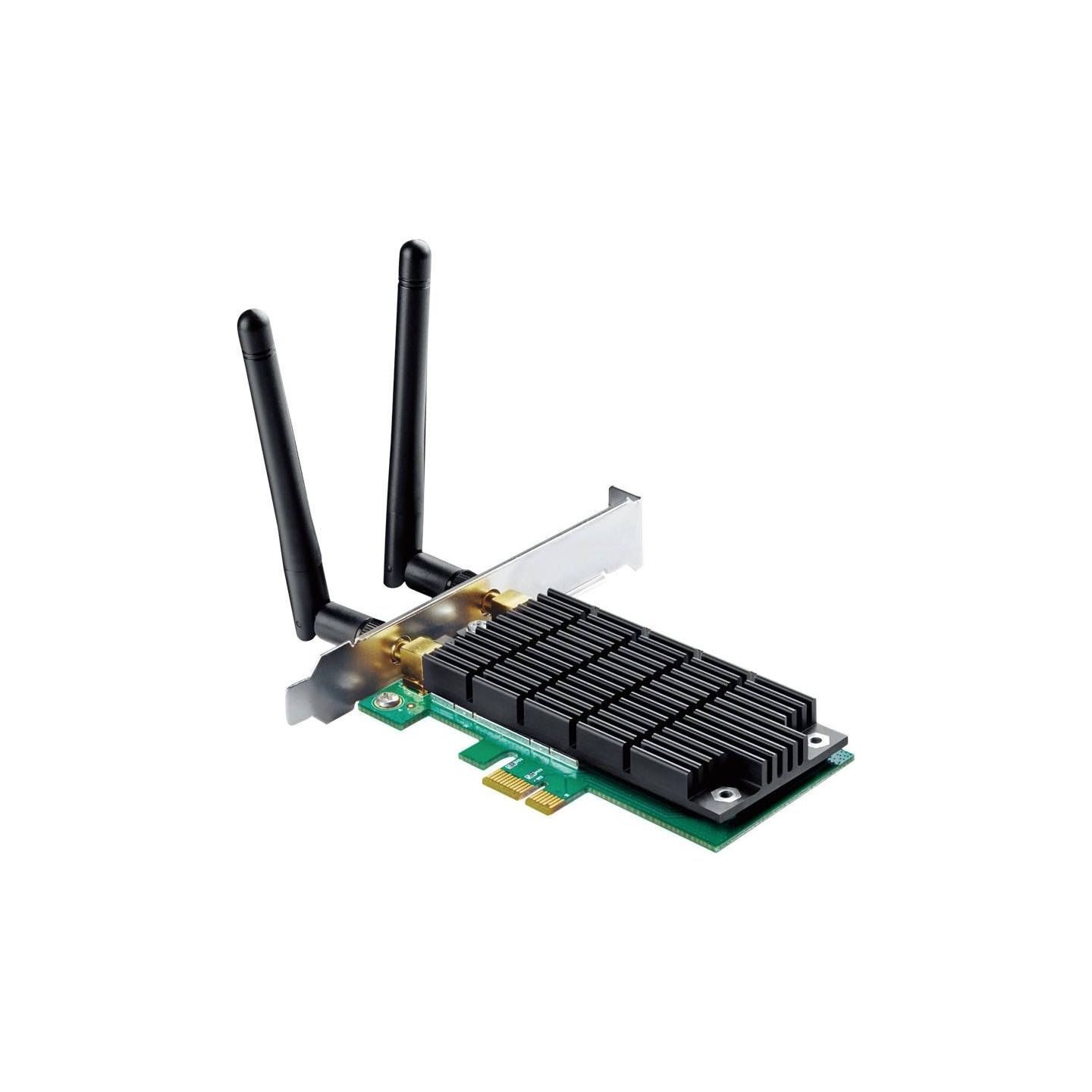 Tp-Link Archer T4E Dual Band PCI Express Adapter 2.4GHz/5GHz, 802.11ac, 300+867 Mbps, 2xDetachable antennas