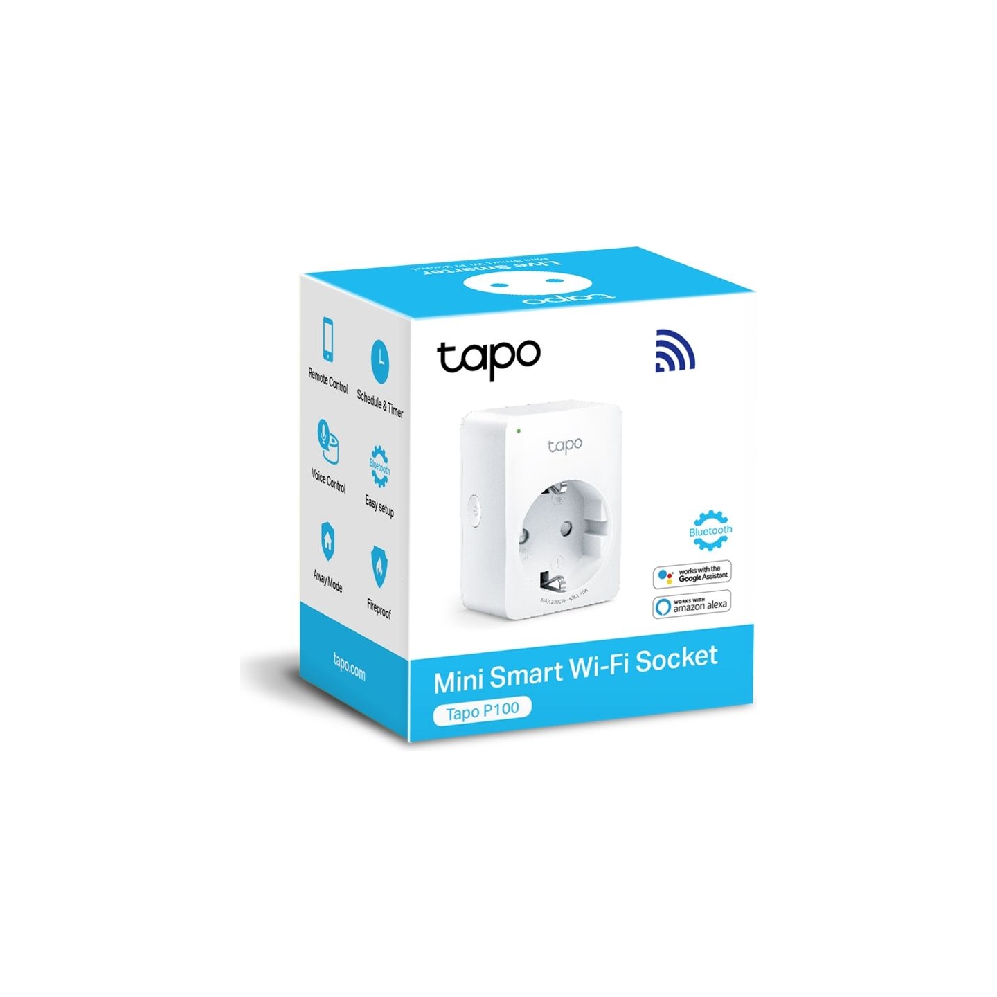 Tp-Link | Mini Smart Wi-Fi Socket | Tapo P100 (1-pack) | White