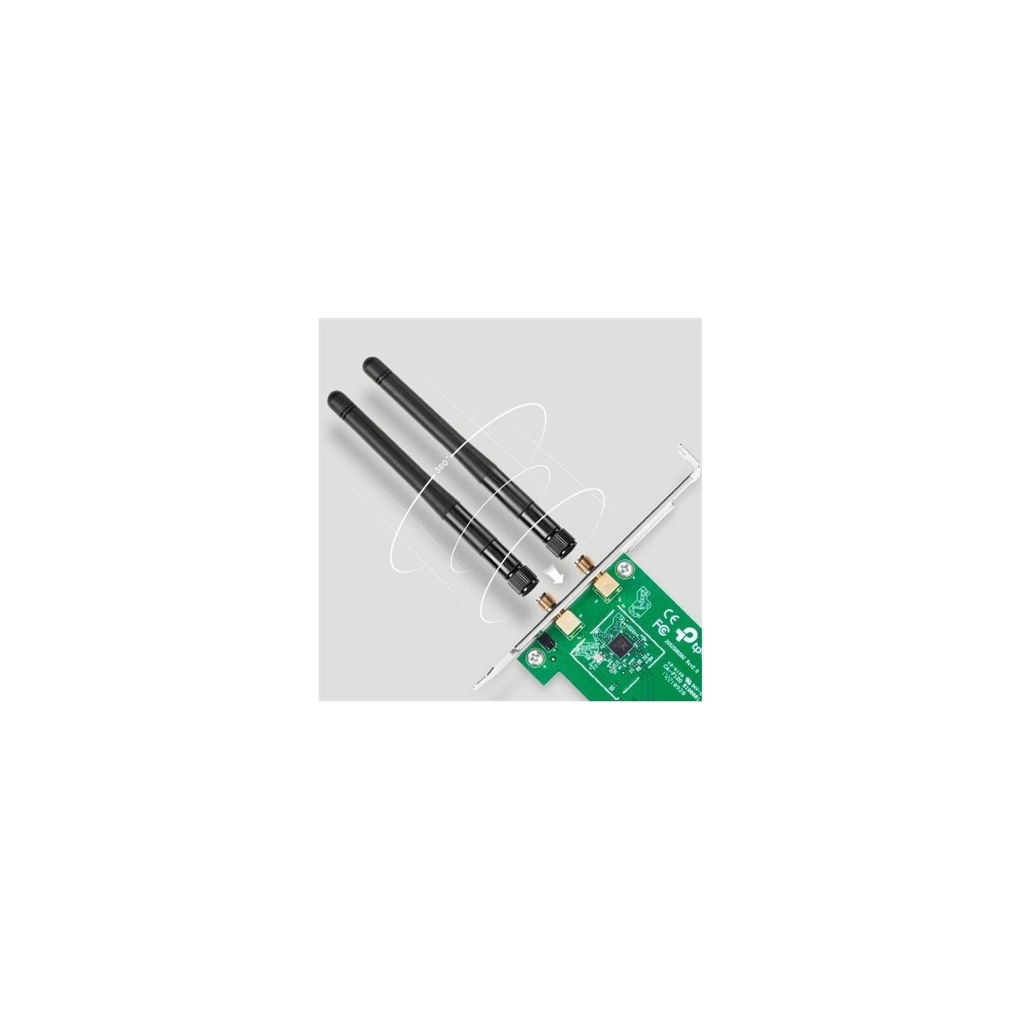 Tp-Link TL-WN881ND PCI Express Adapter, 2.4GHz, 802.11n, 300Mbps, 1xDetachable antenna 2dBi