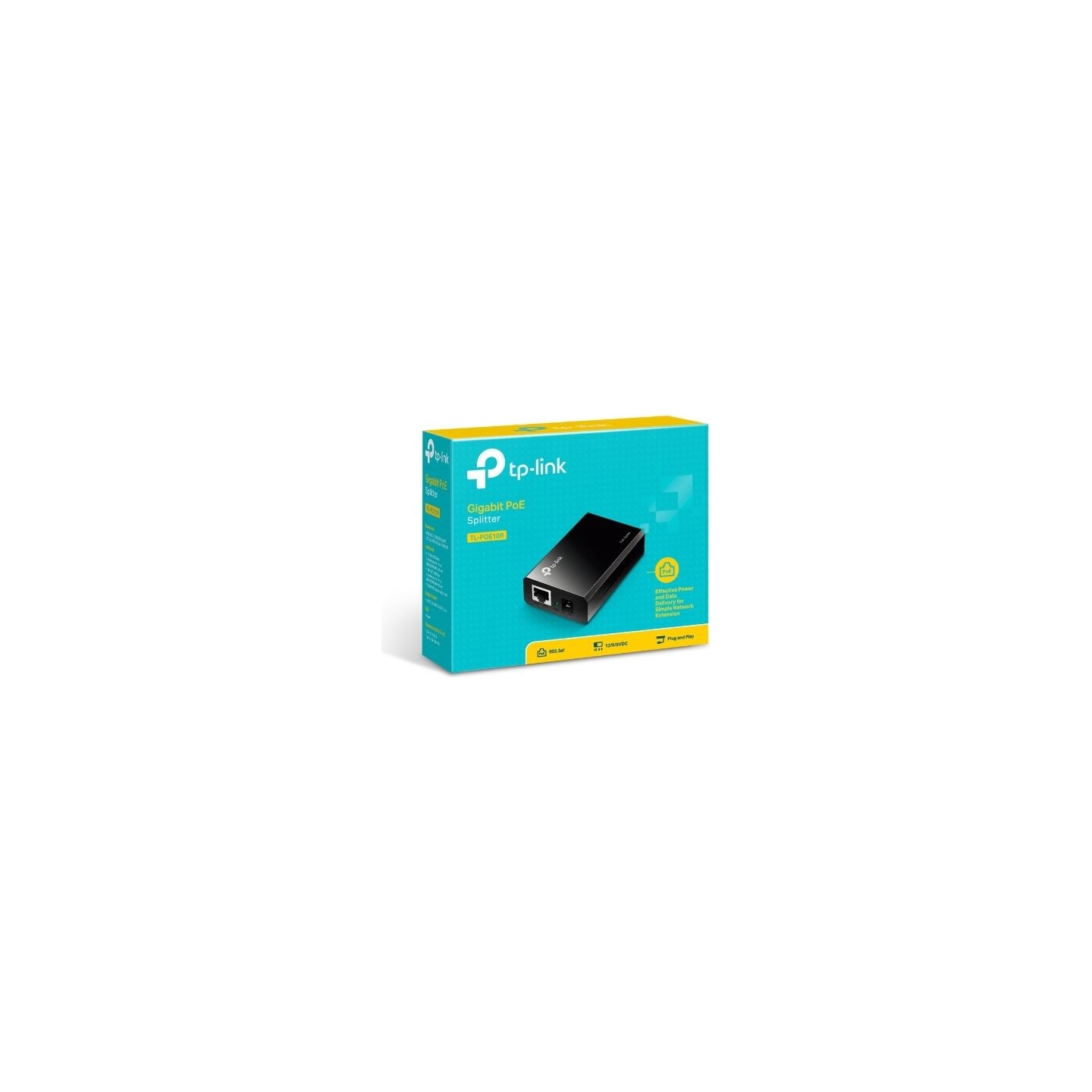 Tp-Link | PoE Splitter | TL-PoE10R | Ethernet LAN (RJ-45) ports 2x10/100/1000