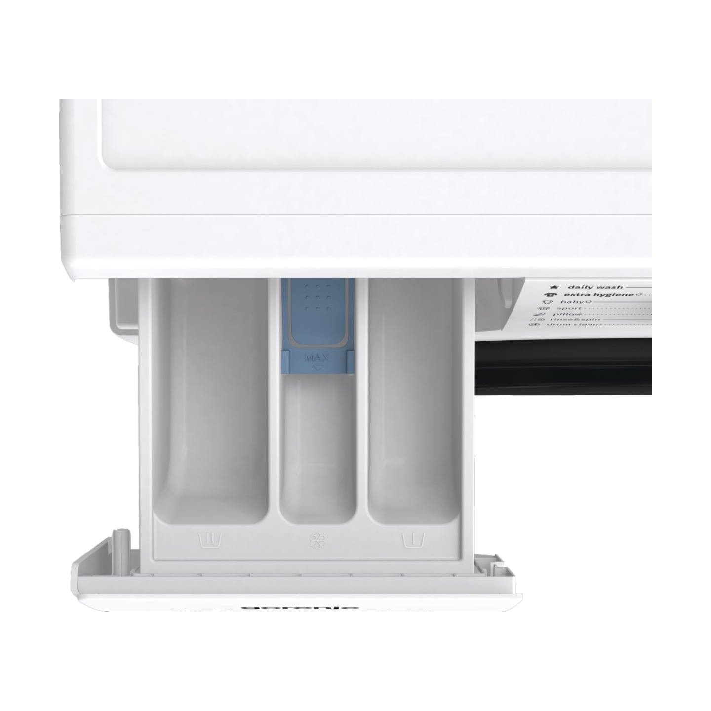 Gorenje | Washing Machine | W3NGPI62SBS | Energy efficiency class B | Front loading | Washing capacity 6 kg | 1200 RPM | Depth 4
