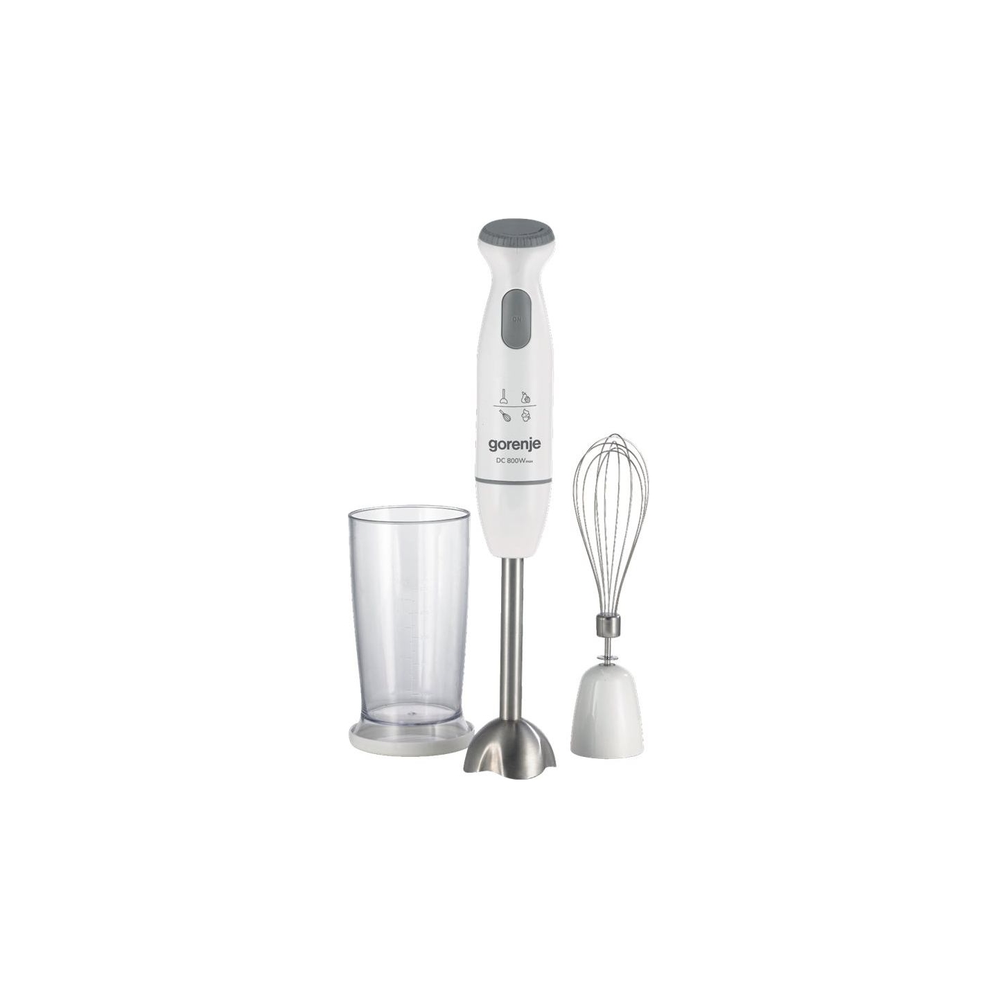 Gorenje Hand blender | HBC802QW | Hand Blender | 800 W | Jar material Plastic | Jar capacity 0.5 L | White