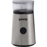 Gorenje | Coffee grinder | SMK150E | 150 W | Coffee beans capacity 60 g | Lid safety switch | Stainless steel
