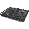 Gorenje | Hob | GW642AB | Gas | Number of burners/cooking zones 4 | Rotary knobs | Black