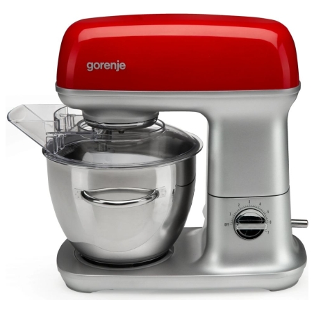 Gorenje | Kitchen machine | MMC1000RLR | 1000 W | Number of speeds 7 | Bowl capacity 4.5 L | Meat mincer | Stainless Steel/Red
