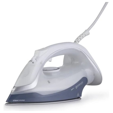 Gorenje Steam Iron | SIK2600WB | Steam Iron | 2600 W | Water tank capacity 450 ml | Continuous steam 45 g/min | Blue/Black