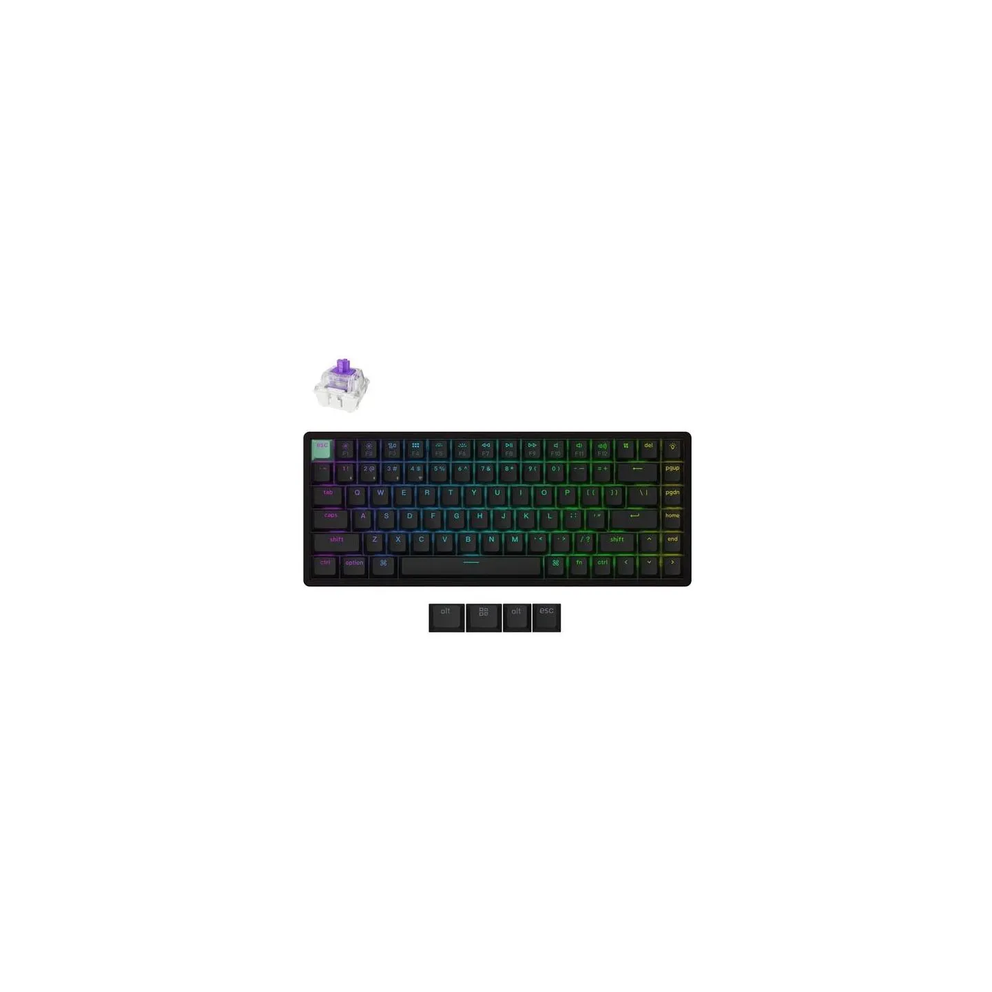 Keychron KEYBOARD WRL K2 HE/BLACK K2H-J1 KEYCHRON