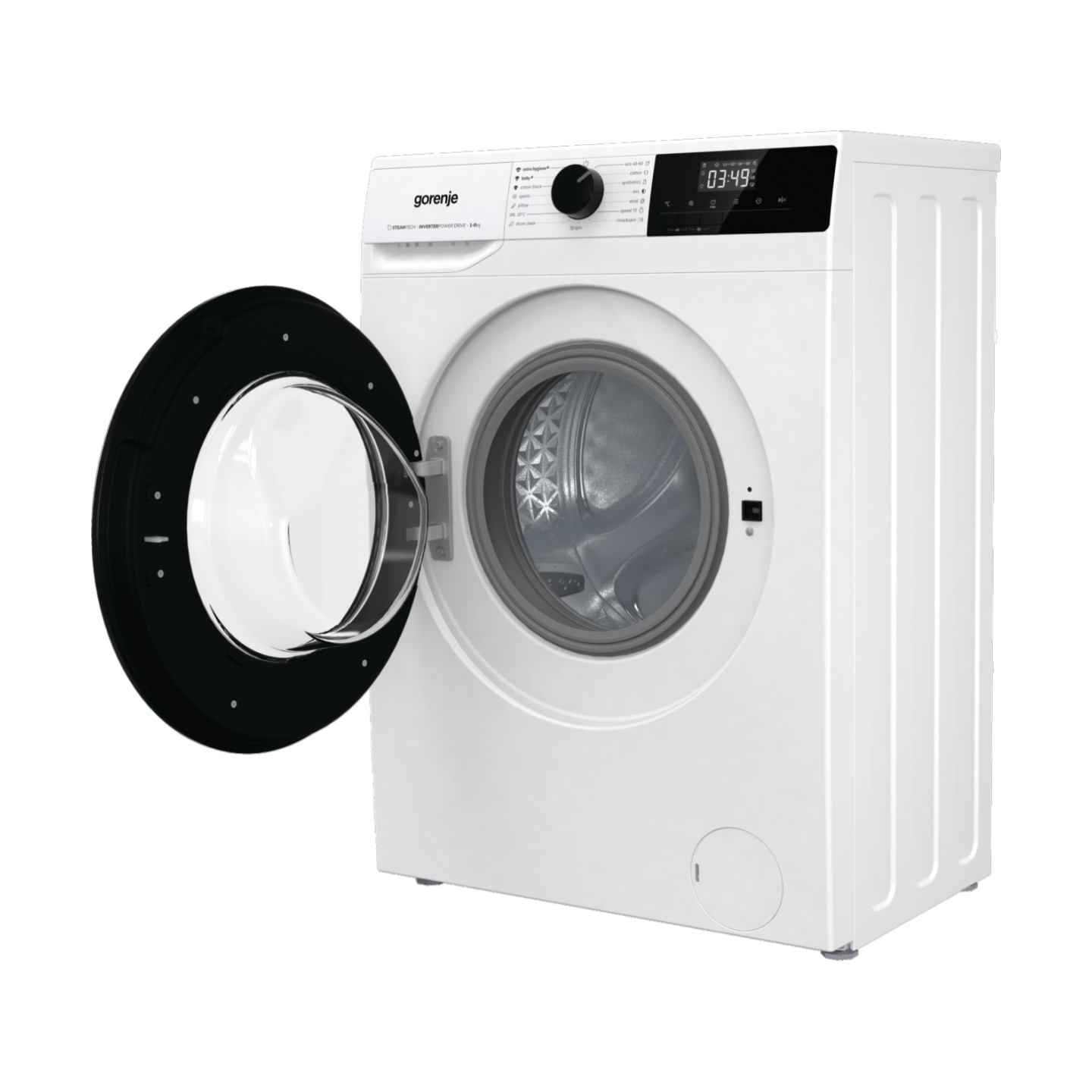 Gorenje | Washing Machine | W11NHPI84AS | Energy efficiency class A | Front loading | Washing capacity 8 kg | 1400 RPM | Depth 5