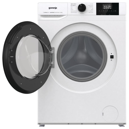 Gorenje Washing machine | W3NGPI72SBS | Energy efficiency class B | Front loading | Washing capacity 7 kg | 1200 RPM | Depth 43.