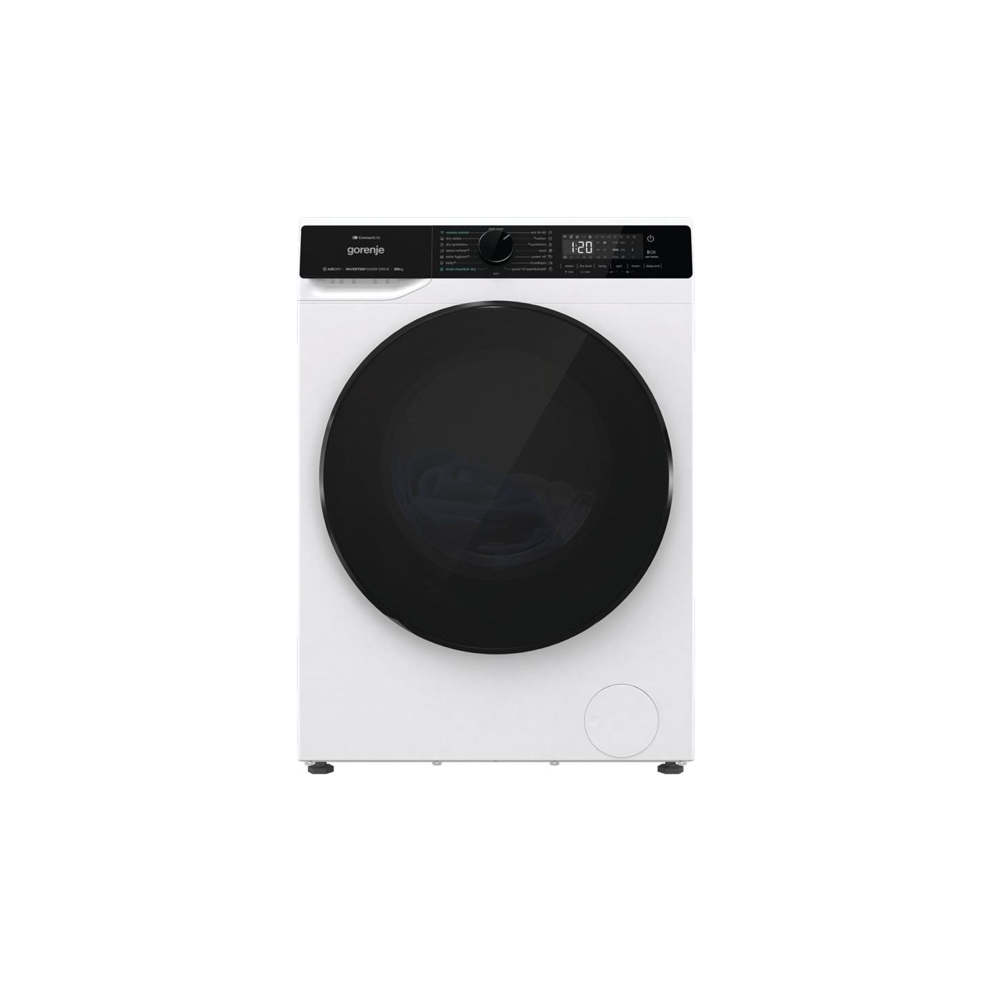 Gorenje Washing Machine with Dryer | WD2PA964ADW | Energy efficiency class A/D | Front loading | Washing capacity 9 kg | 1400 RP