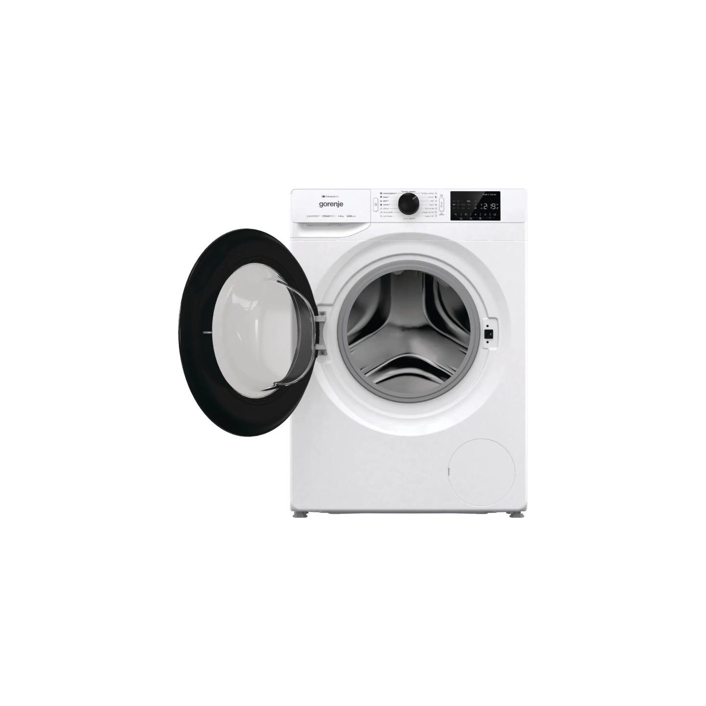 Gorenje Washing machine | WPNEI82A1SWIFI | Energy efficiency class A | Front loading | Washing capacity 8 kg | 1200 RPM | Depth 