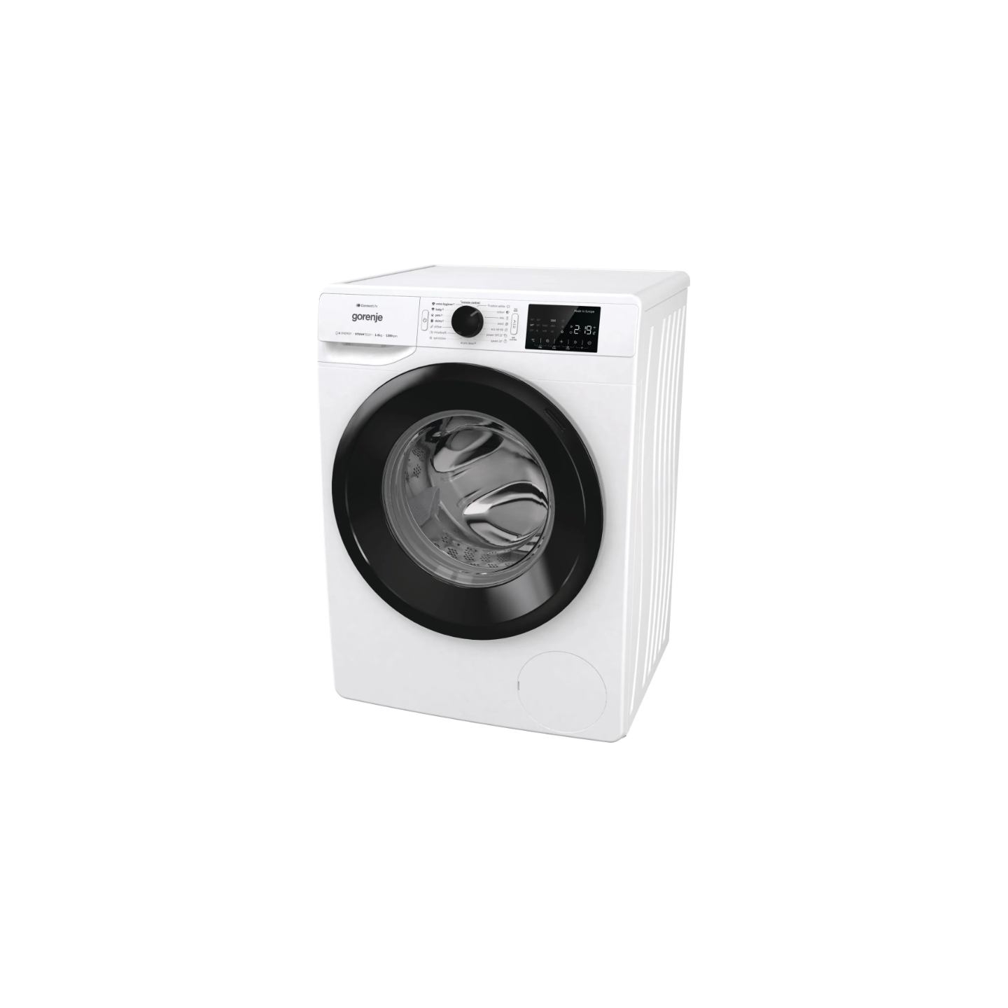 Gorenje Washing machine | WPNEI82A1SWIFI | Energy efficiency class A | Front loading | Washing capacity 8 kg | 1200 RPM | Depth 