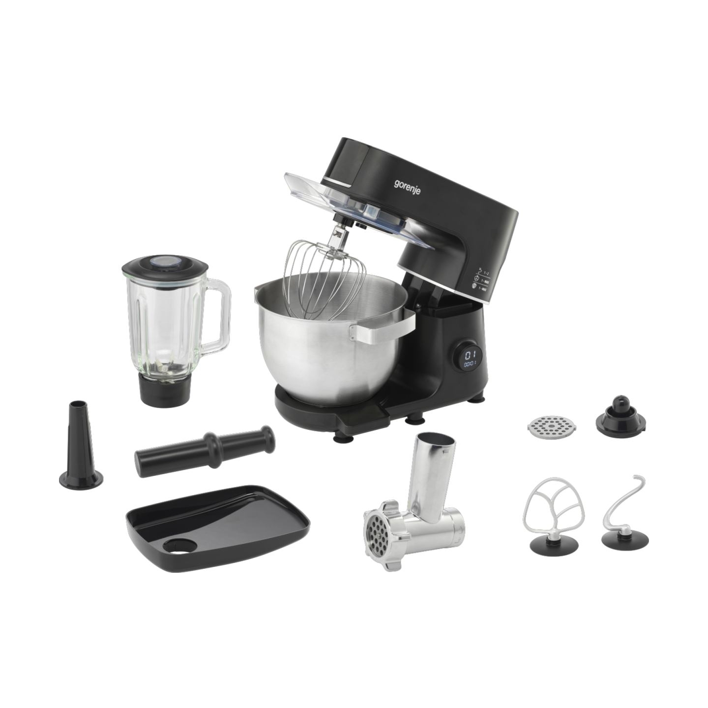 Gorenje | Kitchen Machine | MMC1000SCB | 1000 W | Number of speeds 12 | Bowl capacity 6 L
