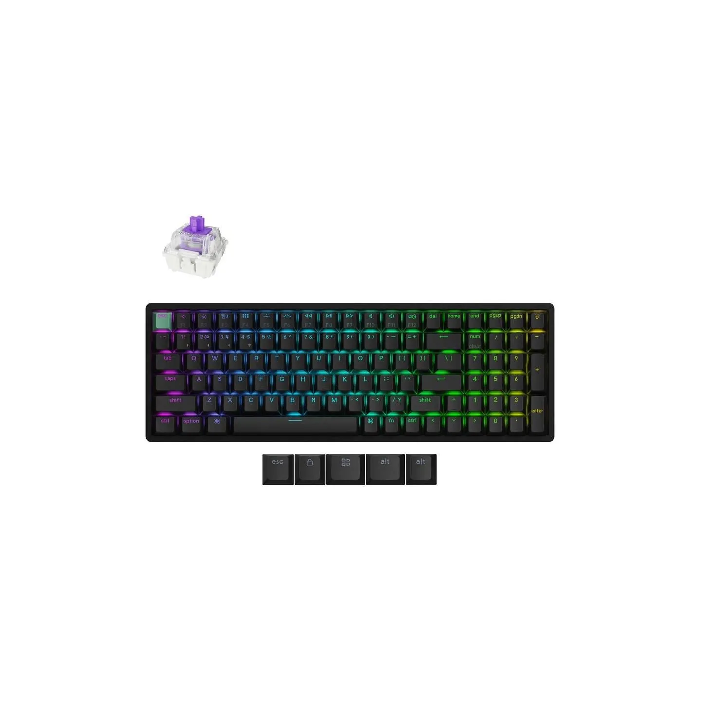 Keychron KEYBOARD WRL K4 HE STANDARD ED/BLACK K4H-J1 KEYCHRON