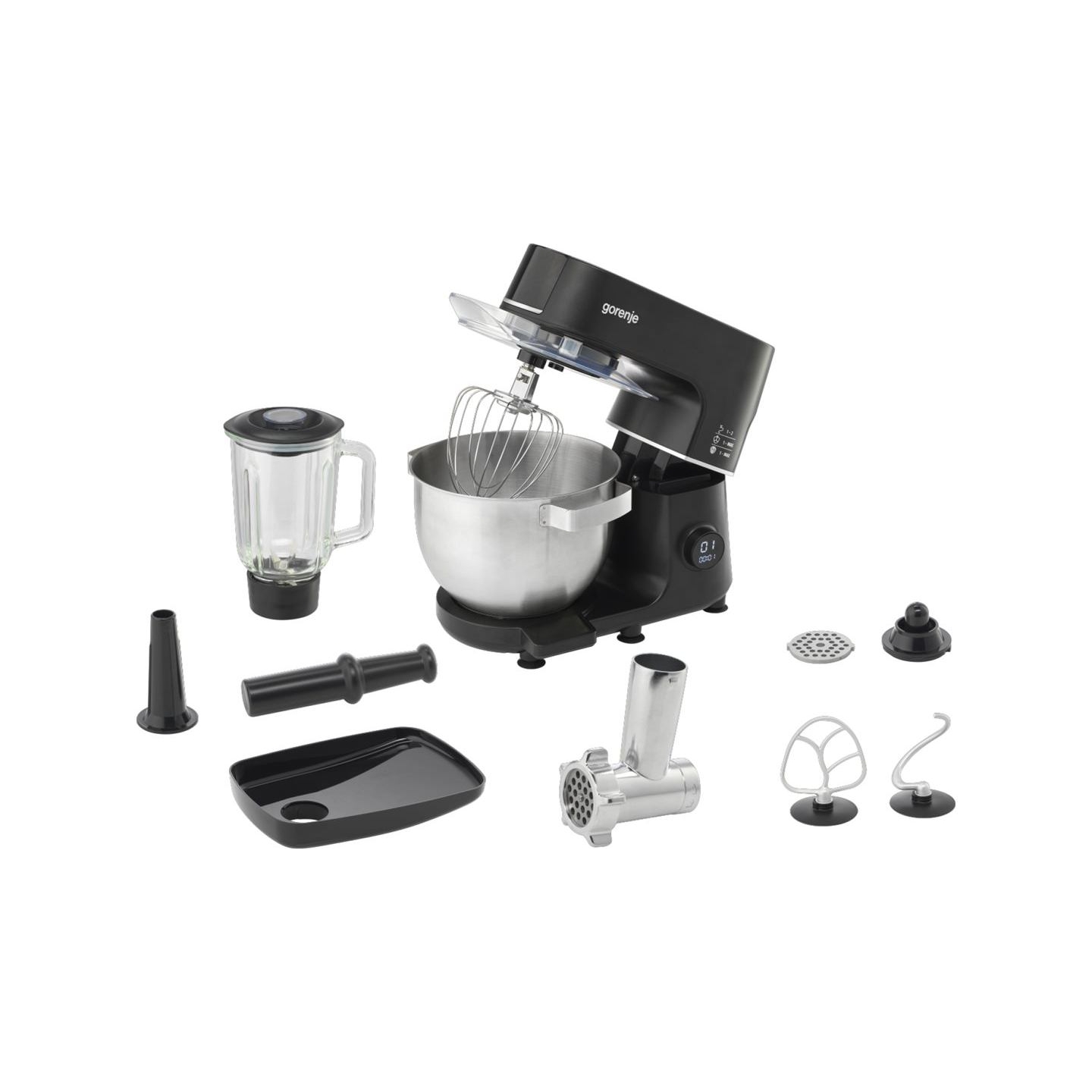 Gorenje | Kitchen Machine | MMC1000SCB | 1000 W | Number of speeds 12 | Bowl capacity 6 L