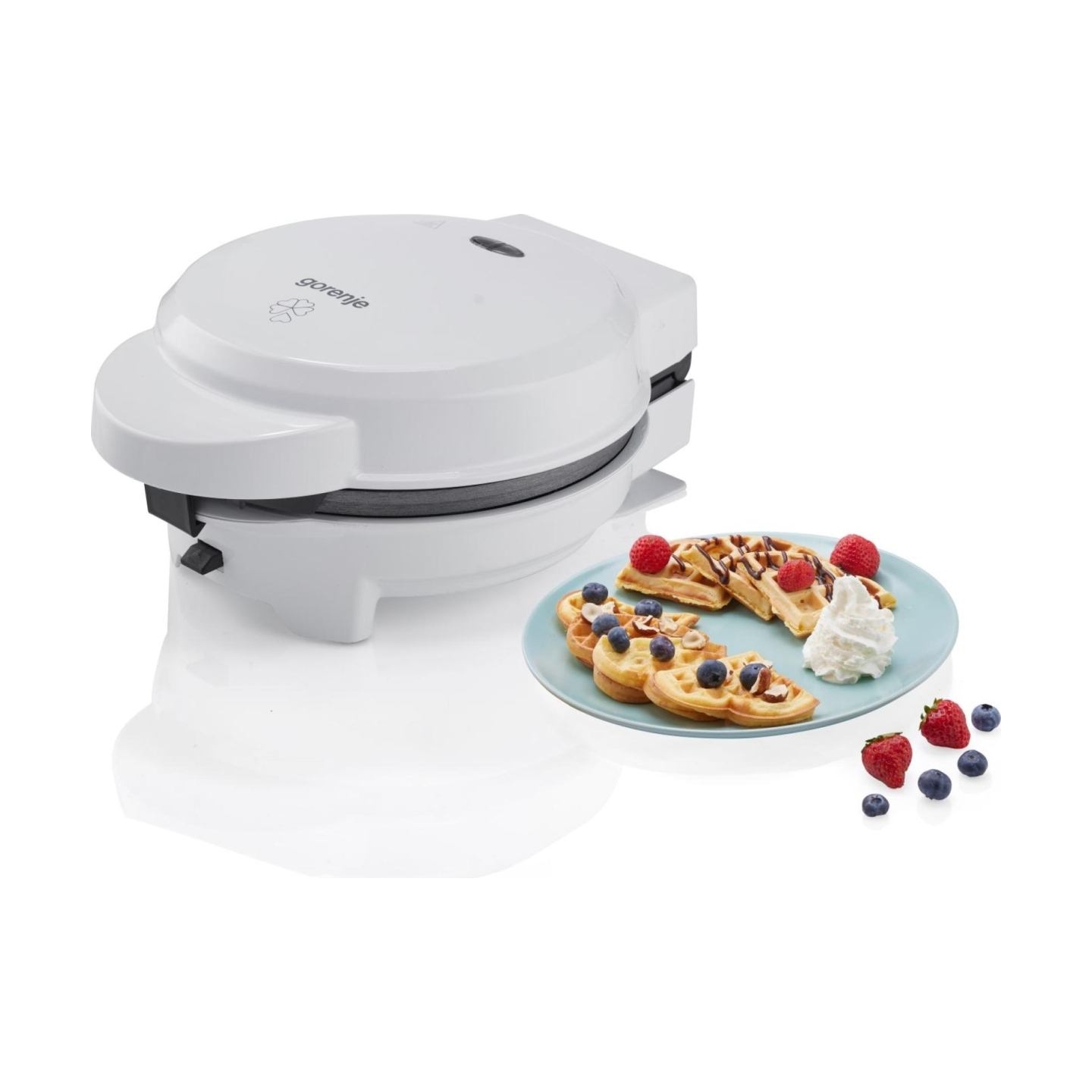 Gorenje | Mini Grill | WM701W | 700 W | Number of pastry 5 | Heart shaped | White