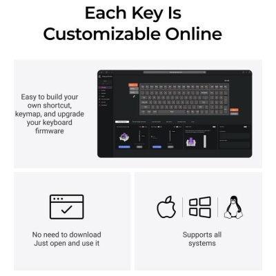 Keychron KEYBOARD WRL K4 HE STANDARD ED/BLACK K4H-J1 KEYCHRON