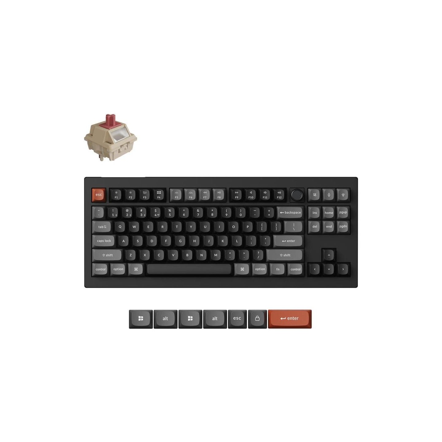 Keychron KEYBOARD WRL V3 ULTRA/BLACK V3U-D1 KEYCHRON