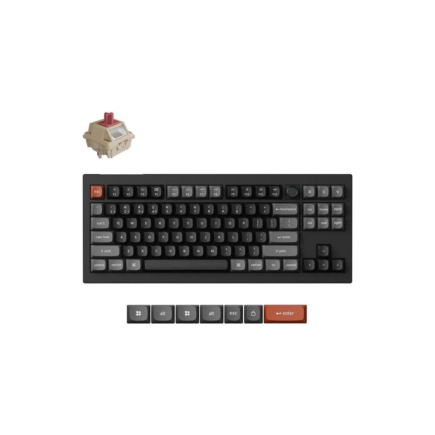 Keychron KEYBOARD WRL V3 ULTRA/BLACK V3U-D1 KEYCHRON