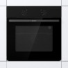 Gorenje Oven | BO6615E01B | 60 L | Electric | EnamelClean | Push pull buttons | Convection | Height 59.5 cm | Width 59.5 cm | Bl