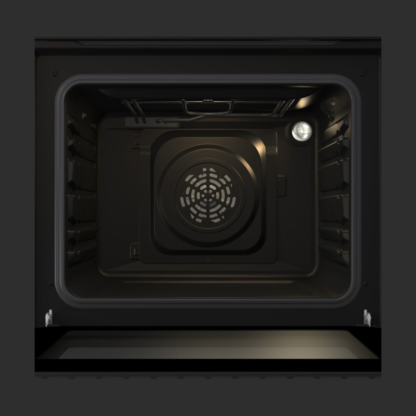 Gorenje Oven | BO6615E01B | 60 L | Electric | EnamelClean | Push pull buttons | Convection | Height 59.5 cm | Width 59.5 cm | Bl