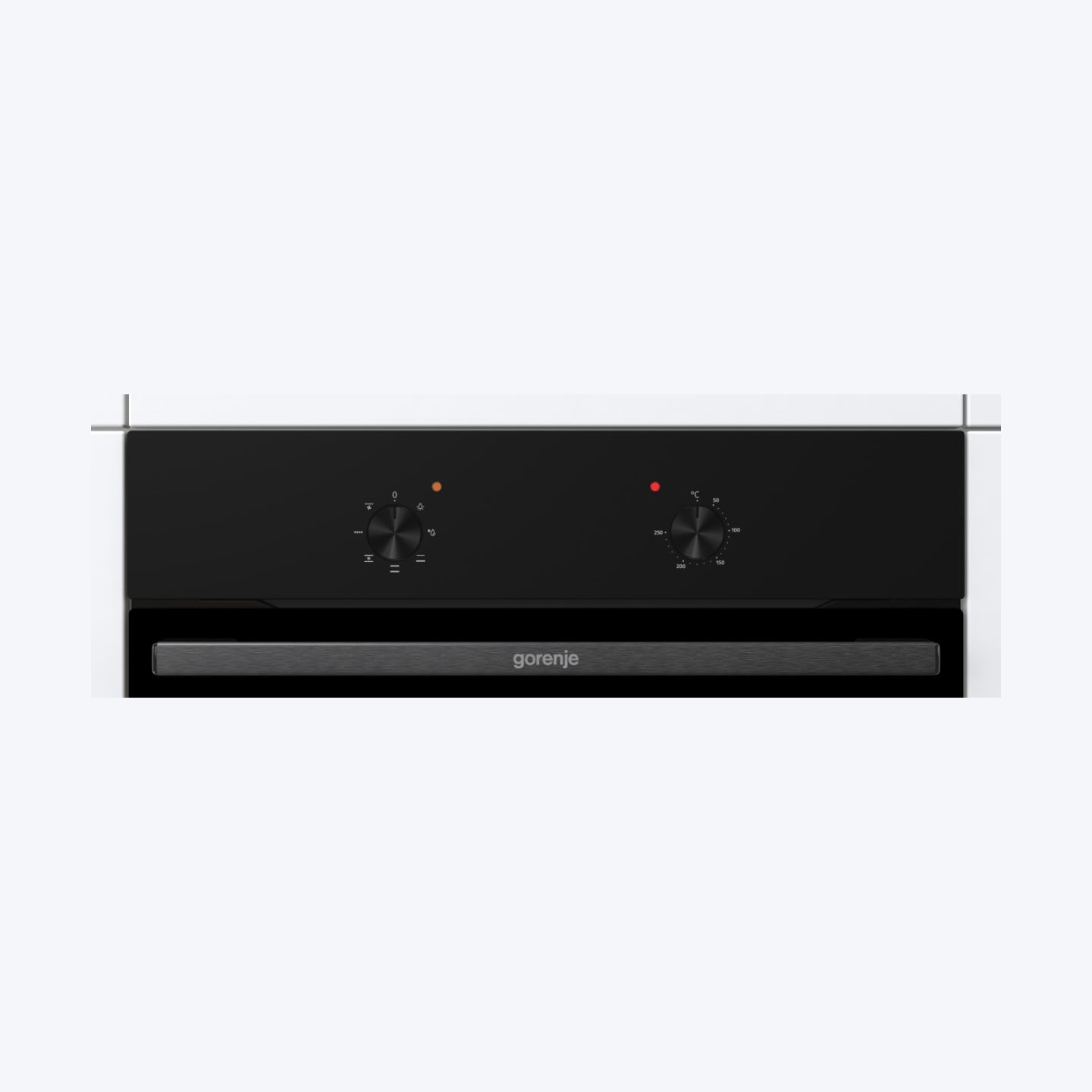 Gorenje Oven | BO6615E01B | 60 L | Electric | EnamelClean | Push pull buttons | Convection | Height 59.5 cm | Width 59.5 cm | Bl