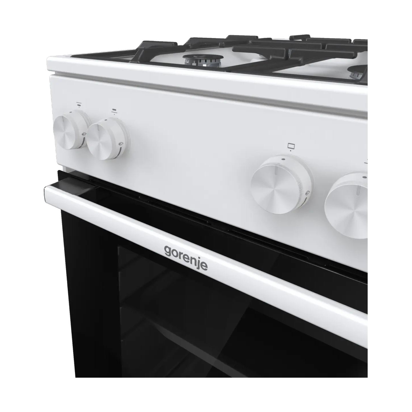 Gorenje GG5A10WFFM | Cooker | Hob type Gas | Oven type Gas | White | Width 50 cm | Grilling | Depth 59.4 cm | 70 L