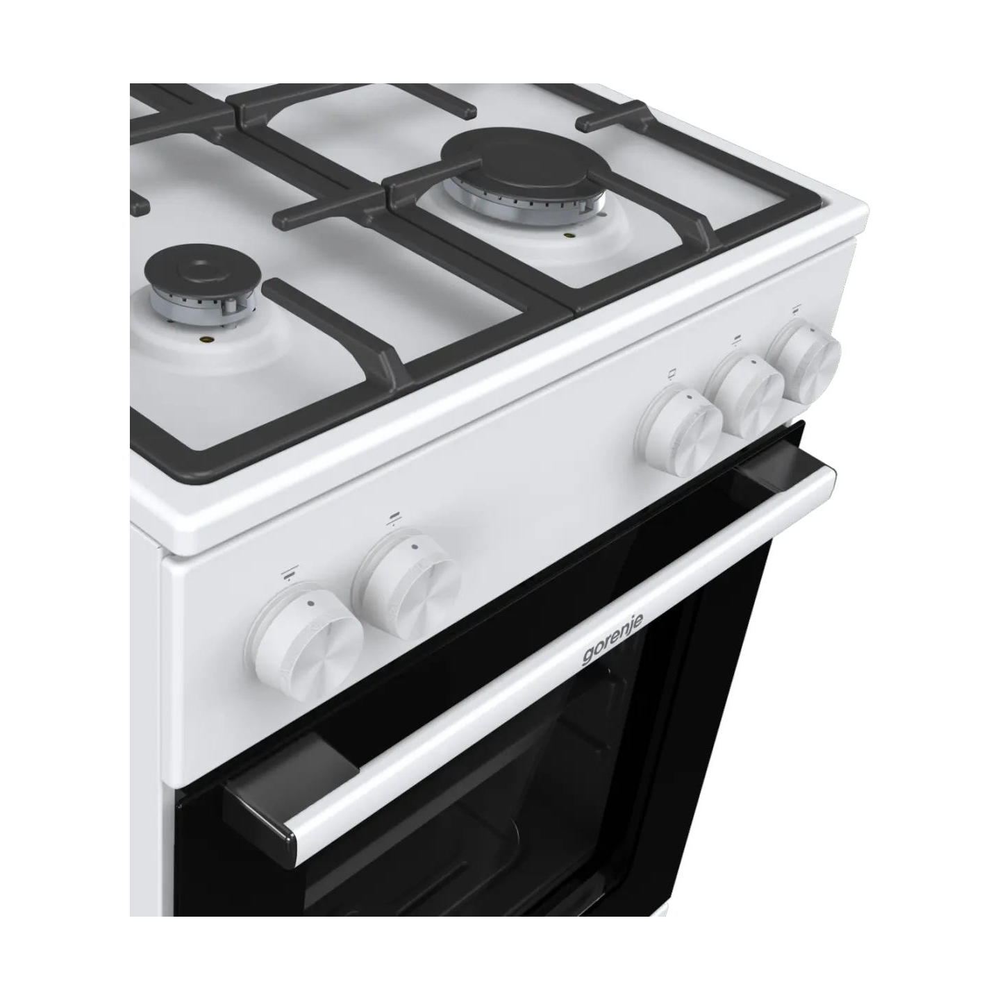Gorenje GG5A10WFFM | Cooker | Hob type Gas | Oven type Gas | White | Width 50 cm | Grilling | Depth 59.4 cm | 70 L