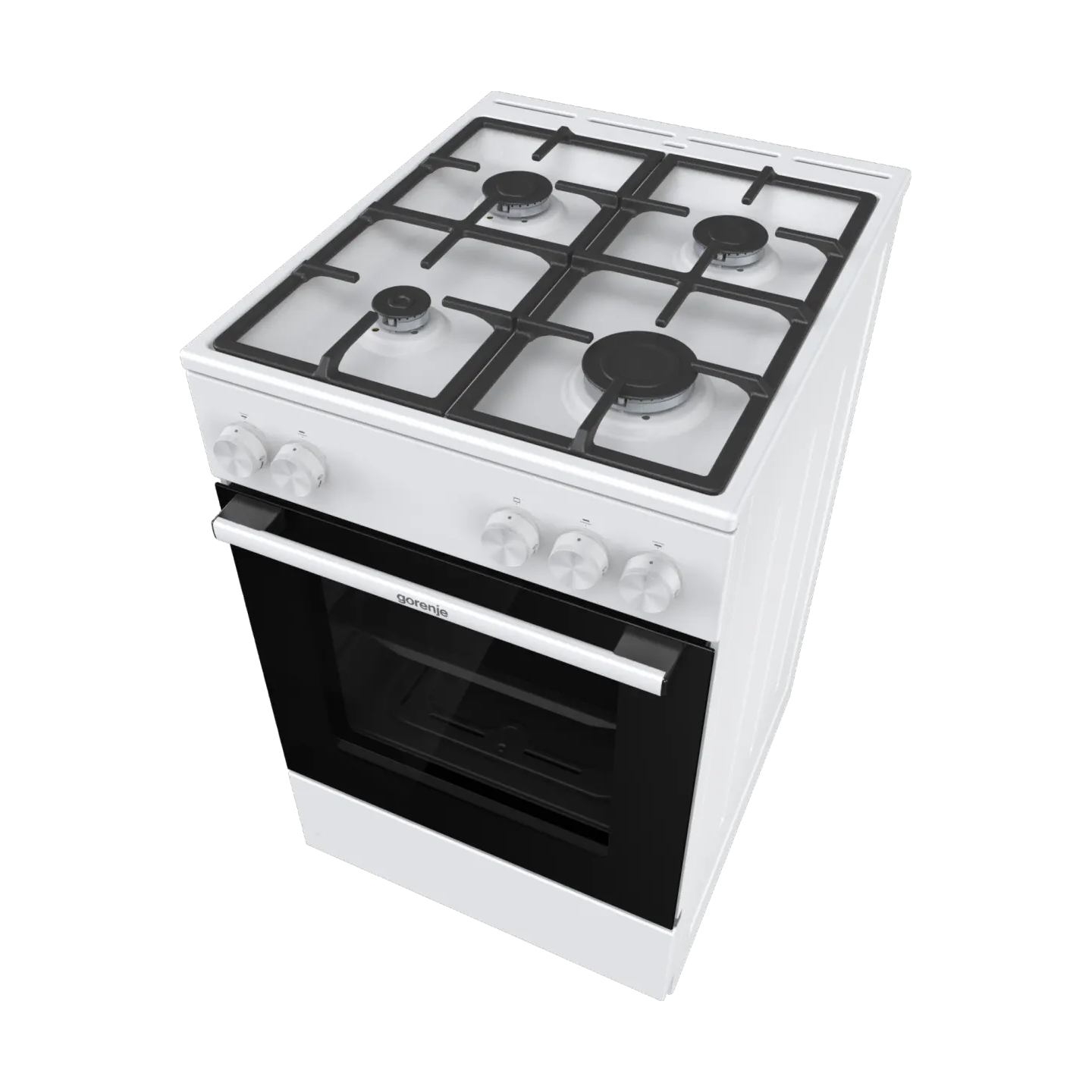 Gorenje GG5A10WFFM | Cooker | Hob type Gas | Oven type Gas | White | Width 50 cm | Grilling | Depth 59.4 cm | 70 L