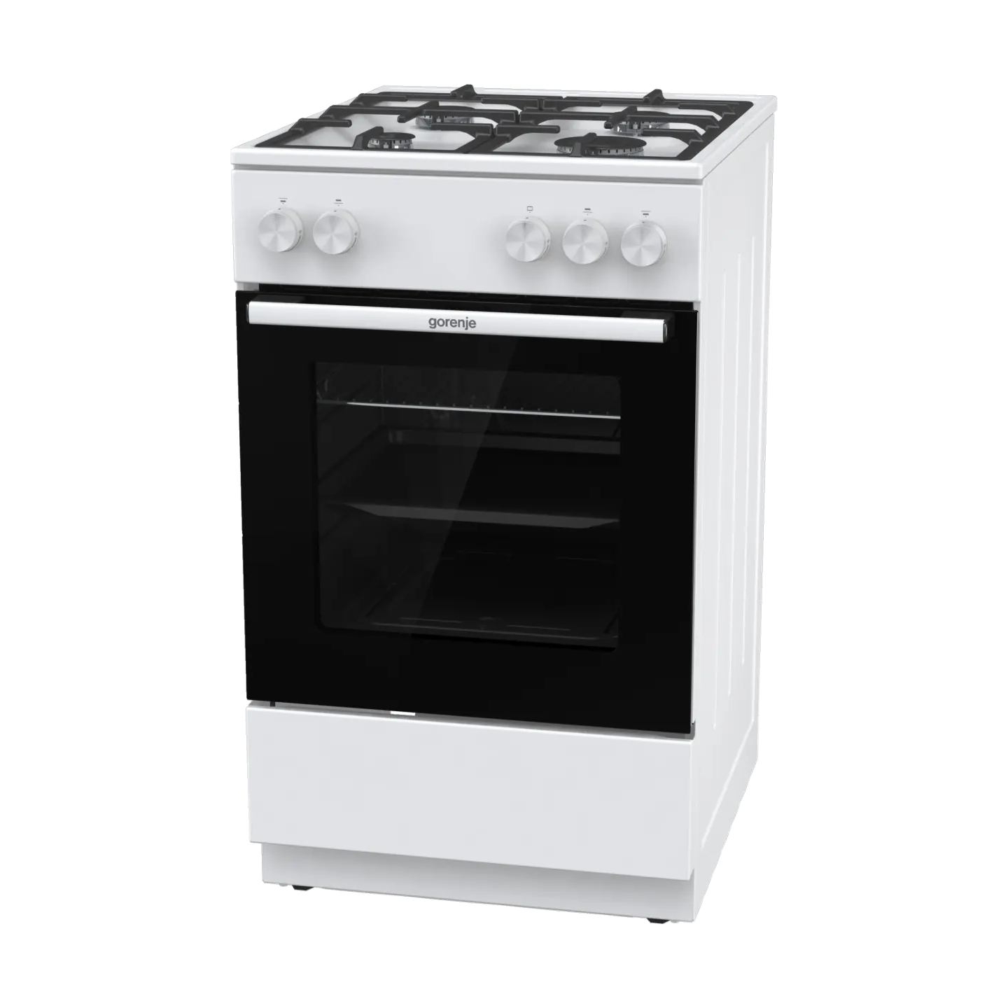 Gorenje GG5A10WFFM | Cooker | Hob type Gas | Oven type Gas | White | Width 50 cm | Grilling | Depth 59.4 cm | 70 L