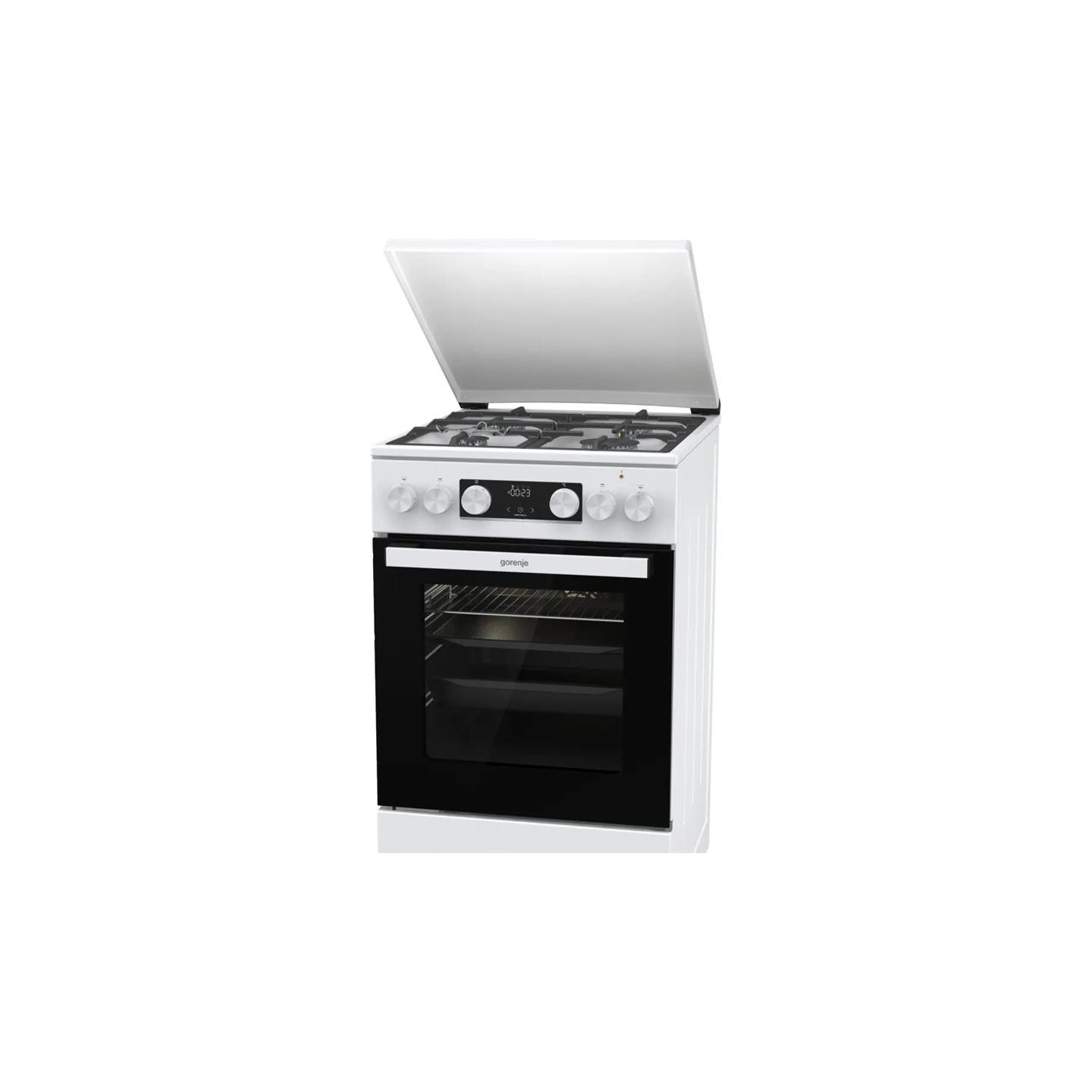 Gorenje GK5C42WF-B | Cooker | Hob type Gas | Oven type Electric | White | Width 50 cm | Grilling | Depth 59.4 cm | 70 L