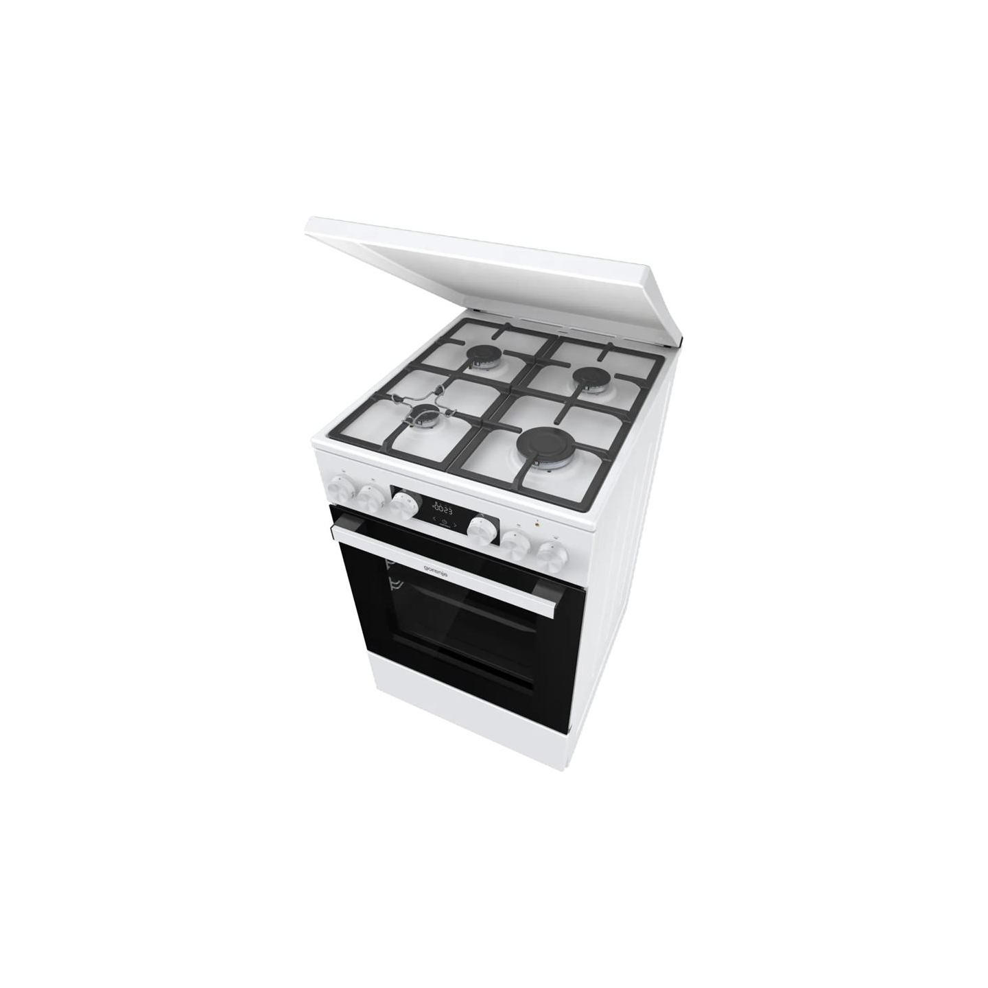 Gorenje GK5C42WF-B | Cooker | Hob type Gas | Oven type Electric | White | Width 50 cm | Grilling | Depth 59.4 cm | 70 L