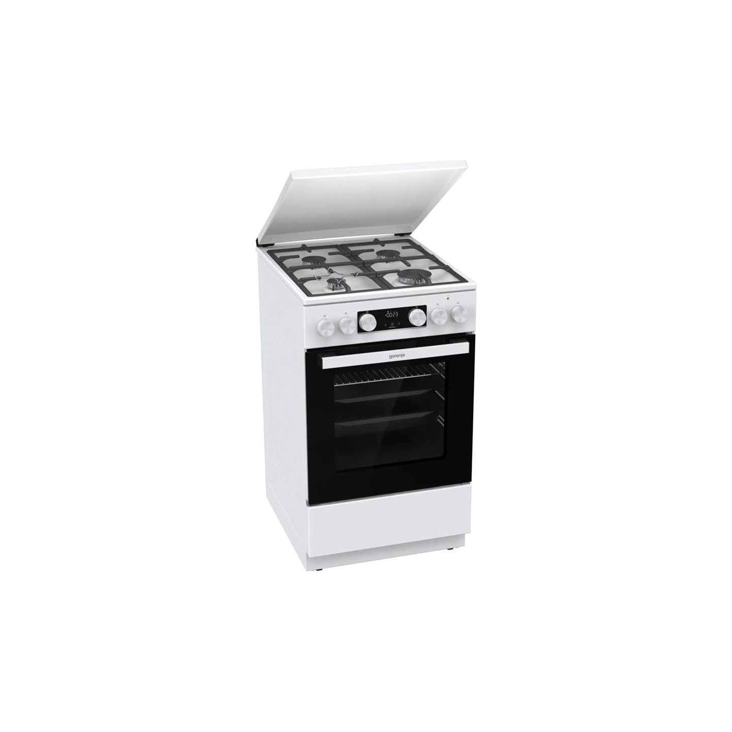 Gorenje GK5C42WF-B | Cooker | Hob type Gas | Oven type Electric | White | Width 50 cm | Grilling | Depth 59.4 cm | 70 L