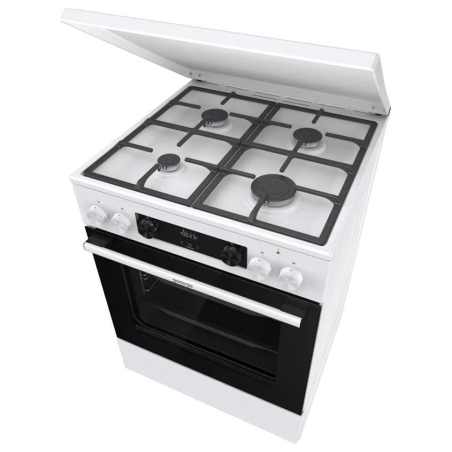 Gorenje GK6C5WF | Cooker | Hob type Gas | Oven type Electric | White | Width 60 cm | Grilling | Depth 60 cm | 71 L