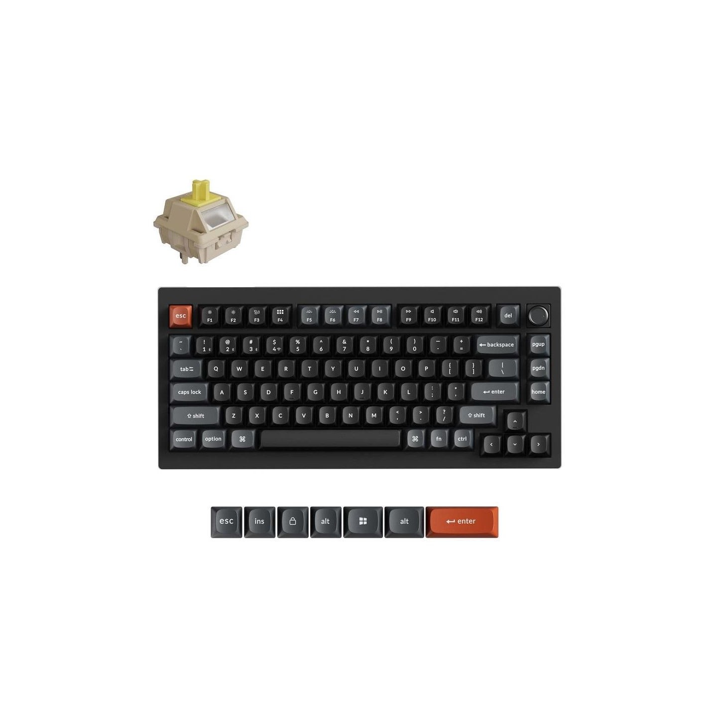 Keychron KEYBOARD WRL V1 ULTRA/BLACK V1U-D4 KEYCHRON
