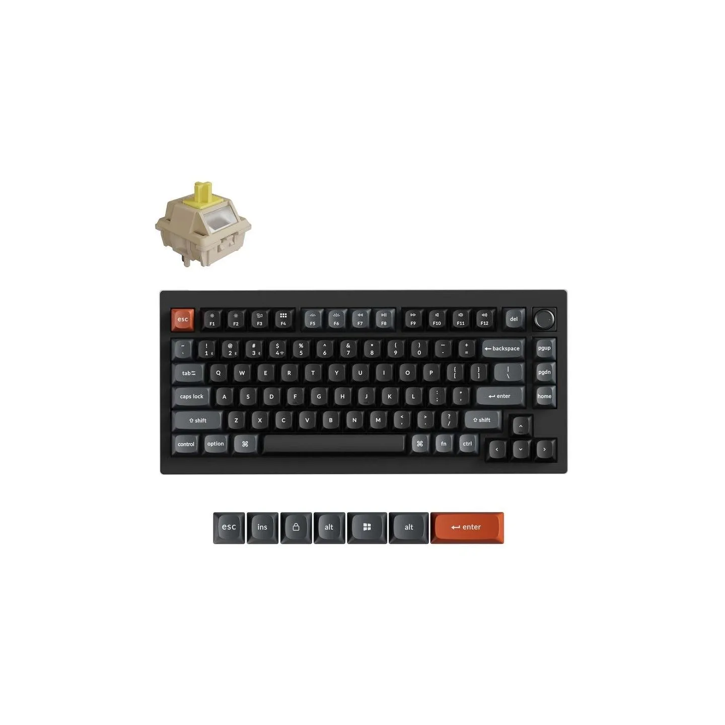 Keychron KEYBOARD WRL V1 ULTRA/BLACK V1U-D4 KEYCHRON