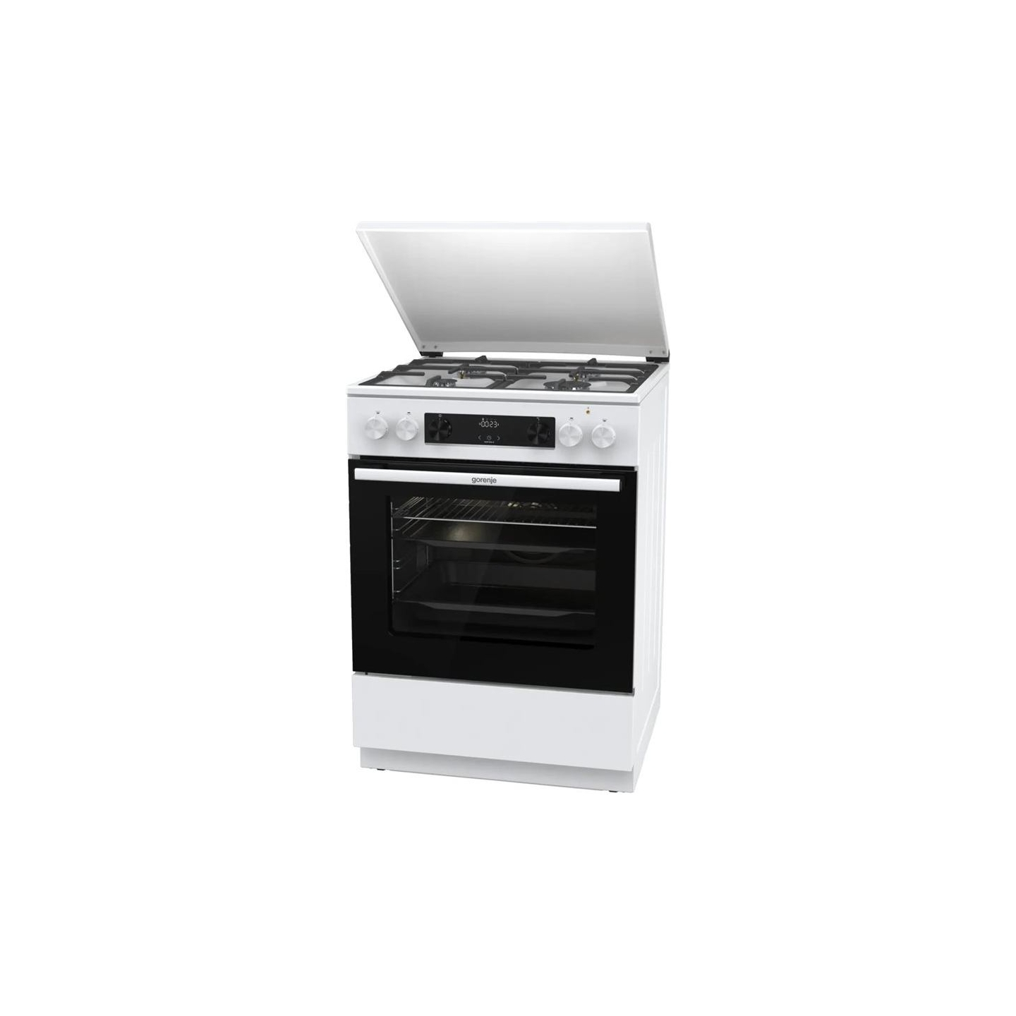 Gorenje GK6C5WF | Cooker | Hob type Gas | Oven type Electric | White | Width 60 cm | Grilling | Depth 60 cm | 71 L