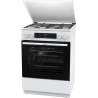 Gorenje GK6C5WF | Cooker | Hob type Gas | Oven type Electric | White | Width 60 cm | Grilling | Depth 60 cm | 71 L