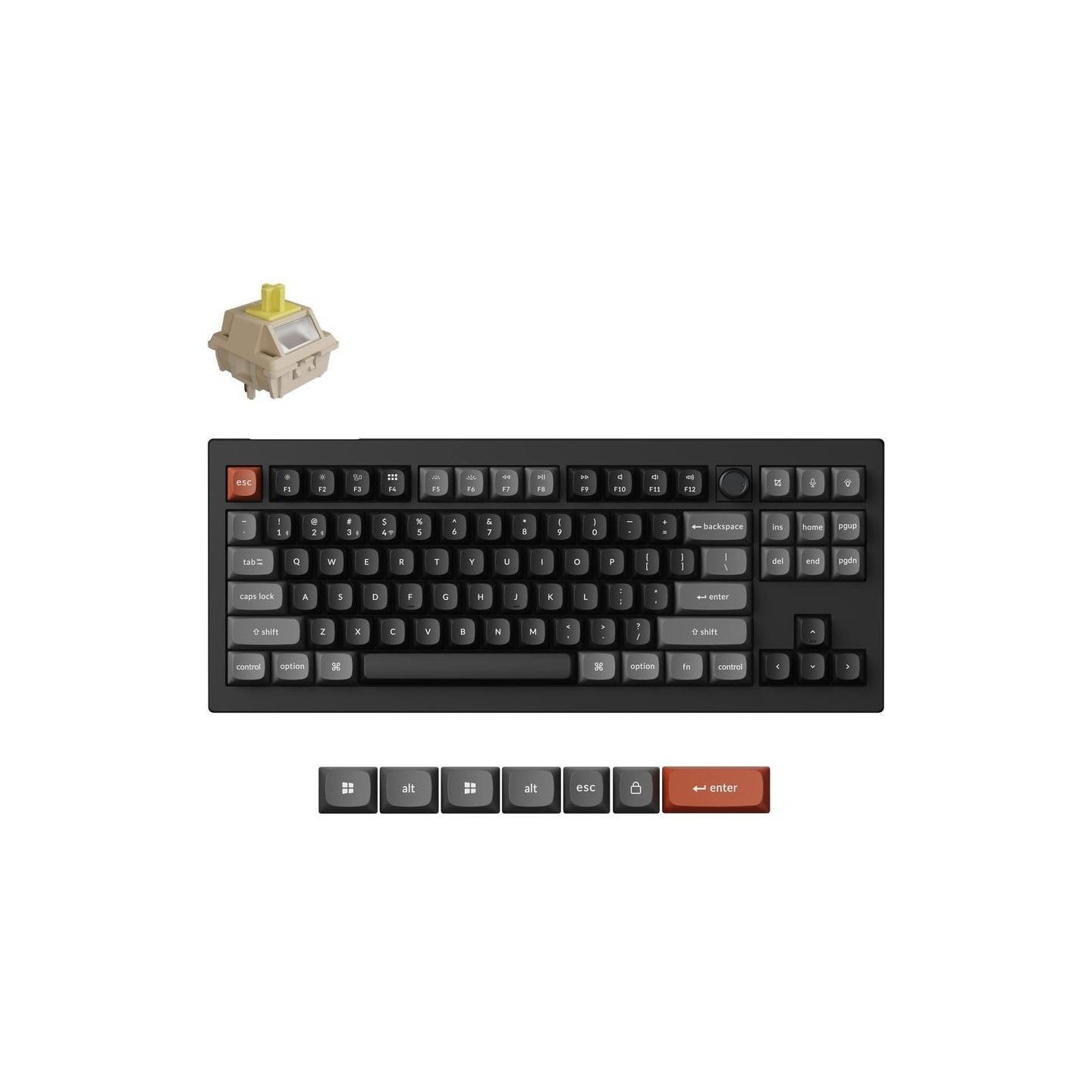 Keychron KEYBOARD WRL V3 ULTRA/BLACK V3U-D4 KEYCHRON