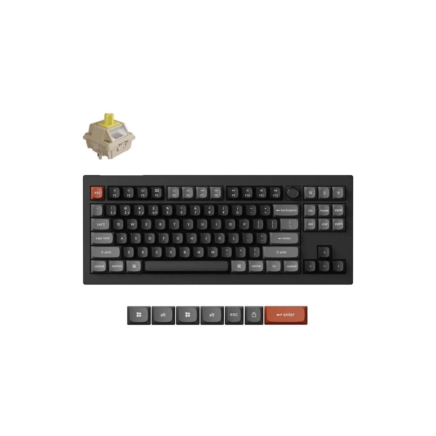 Keychron KEYBOARD WRL V3 ULTRA/BLACK V3U-D4 KEYCHRON