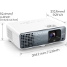 Benq | TK710 | 4K UHD (3840 x 2160) | 3200 ANSI lumens | Grey/White