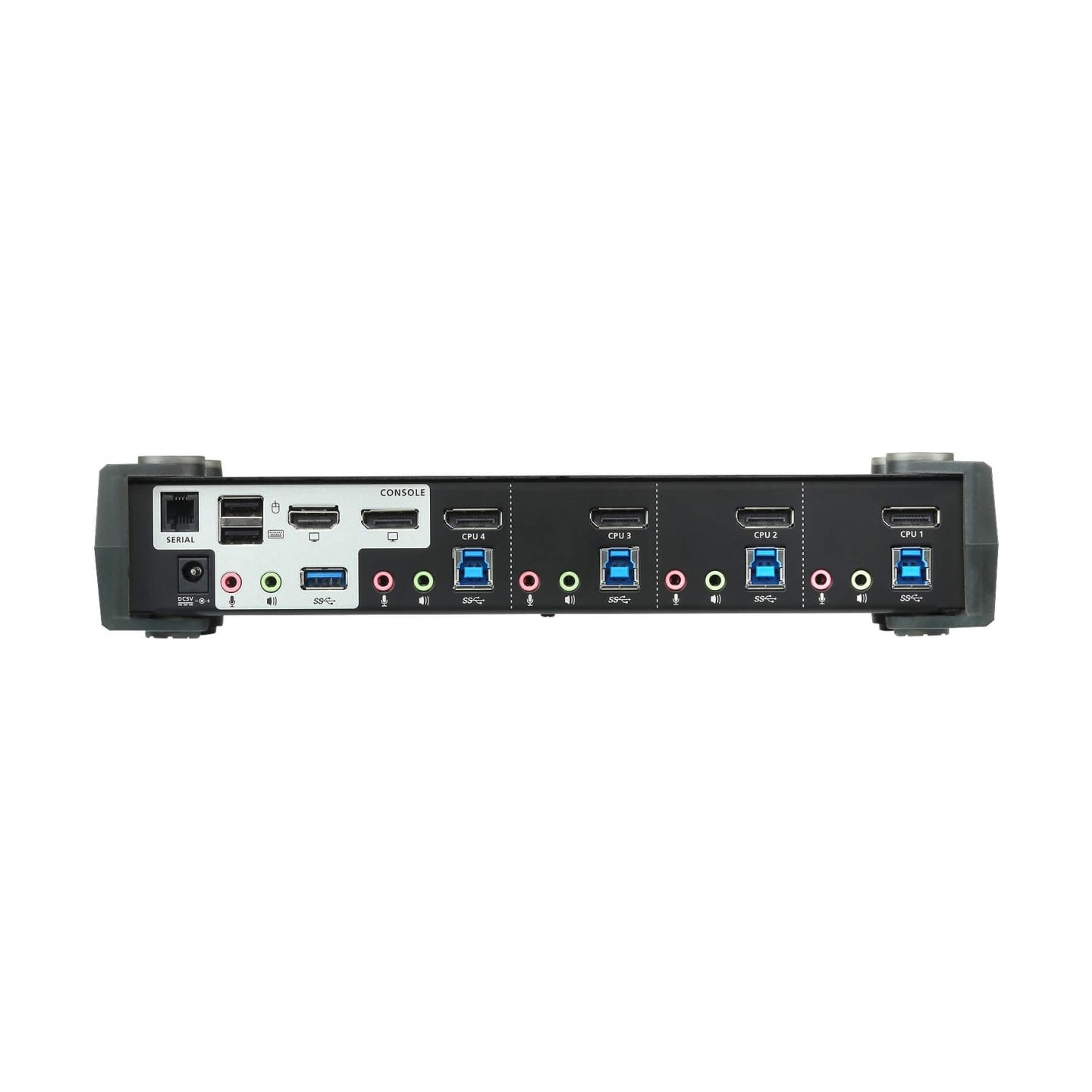 Aten | 4-Port USB3.0 4K DisplayPort KVMP Switch with Built-in MST Hub | CS1924M