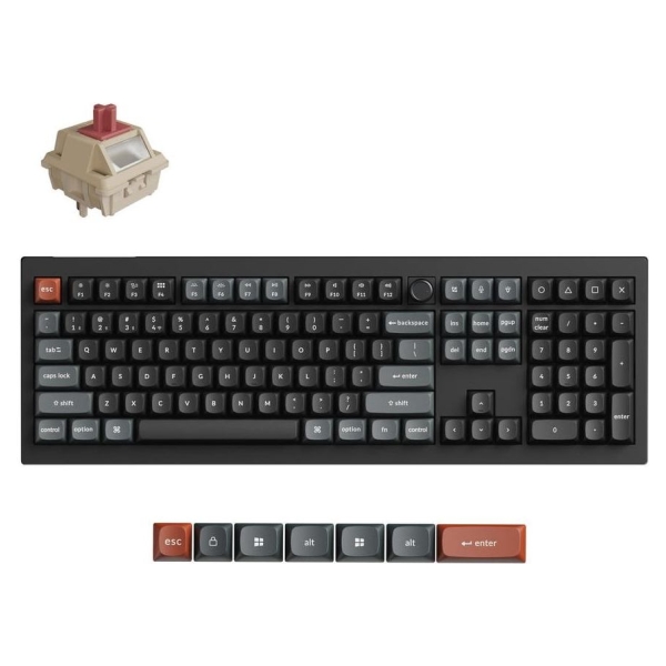 Keychron KEYBOARD WRL V6 ULTRA/BLACK V6U-D1 KEYCHRON