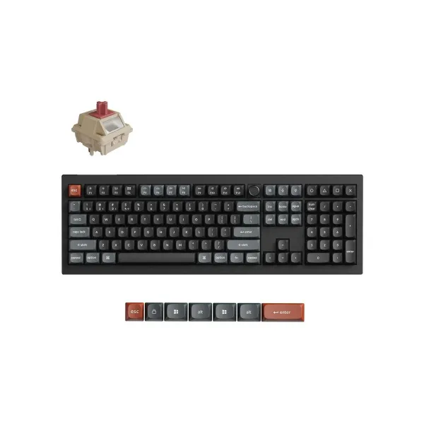 Keychron KEYBOARD WRL V6 ULTRA/BLACK V6U-D1 KEYCHRON
