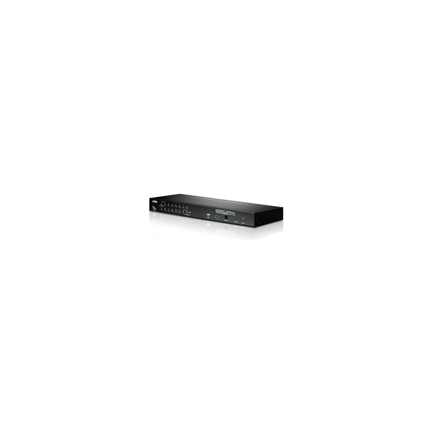 Aten | 16-Port PS/2-USB VGA KVM Switch with Daisy-Chain Port and USB Peripheral Support | CS1716A