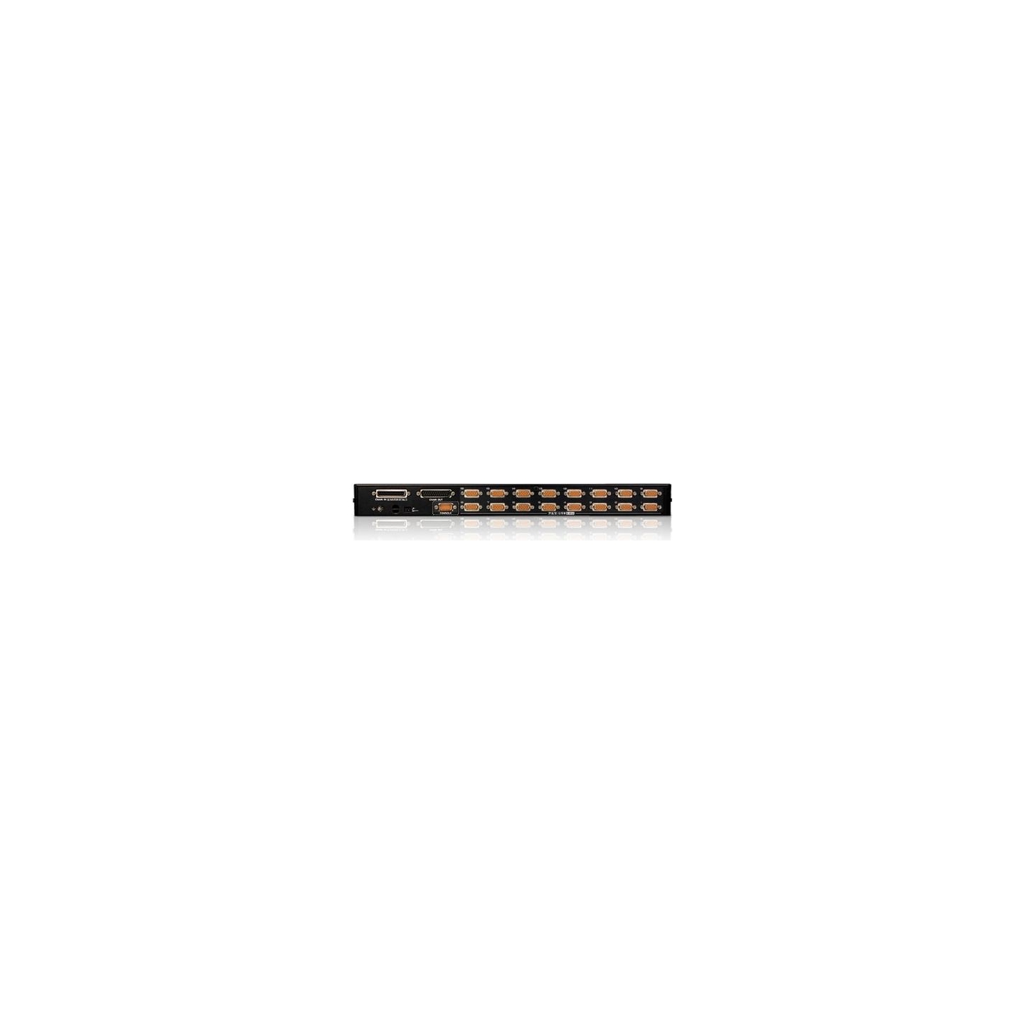 Aten | 16-Port PS/2-USB VGA KVM Switch with Daisy-Chain Port and USB Peripheral Support | CS1716A