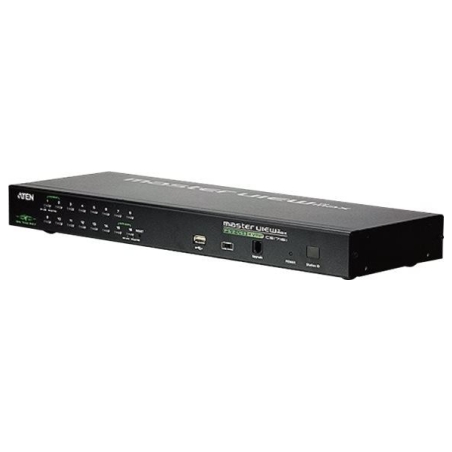 Aten | 1-Local/Remote Shared Access 16-Port PS/2-USB VGA KVM Over IP Switch | CS1716I-AT-G | 1 x SPHD Male (Yellow), 16 x SPHD F